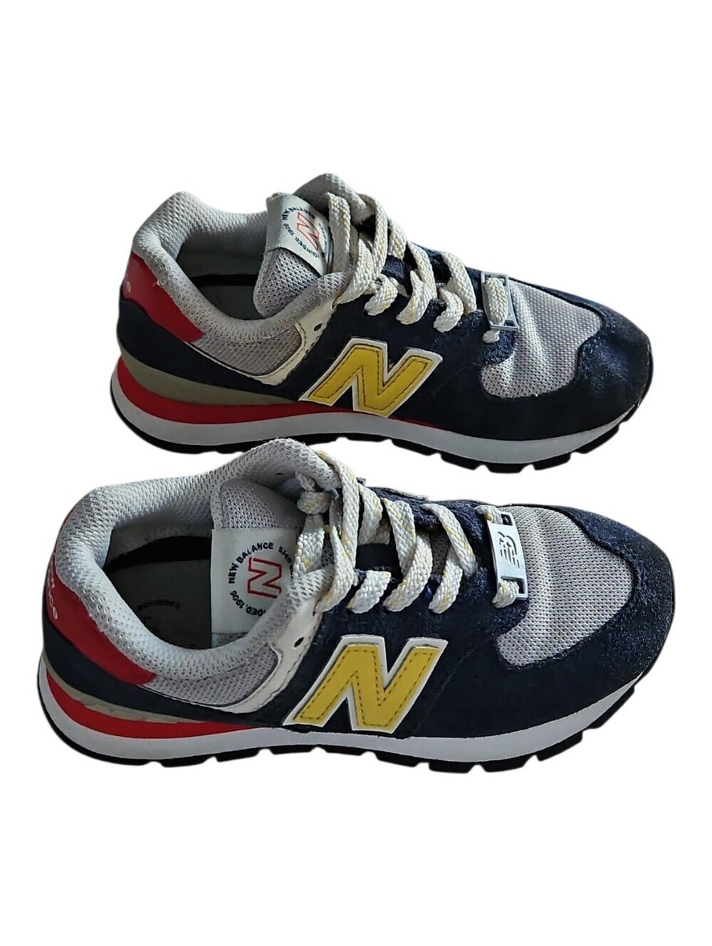 New Balance 574 Rugged Sneakers Suede And Mesh Upper Boys 12